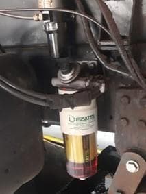 Ampola de ultrafiltração instalada